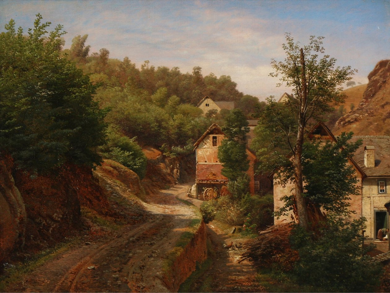 Dinamarquês: Lote de Ermelunden em Dyrehaven de Anton Eduard Kieldrup