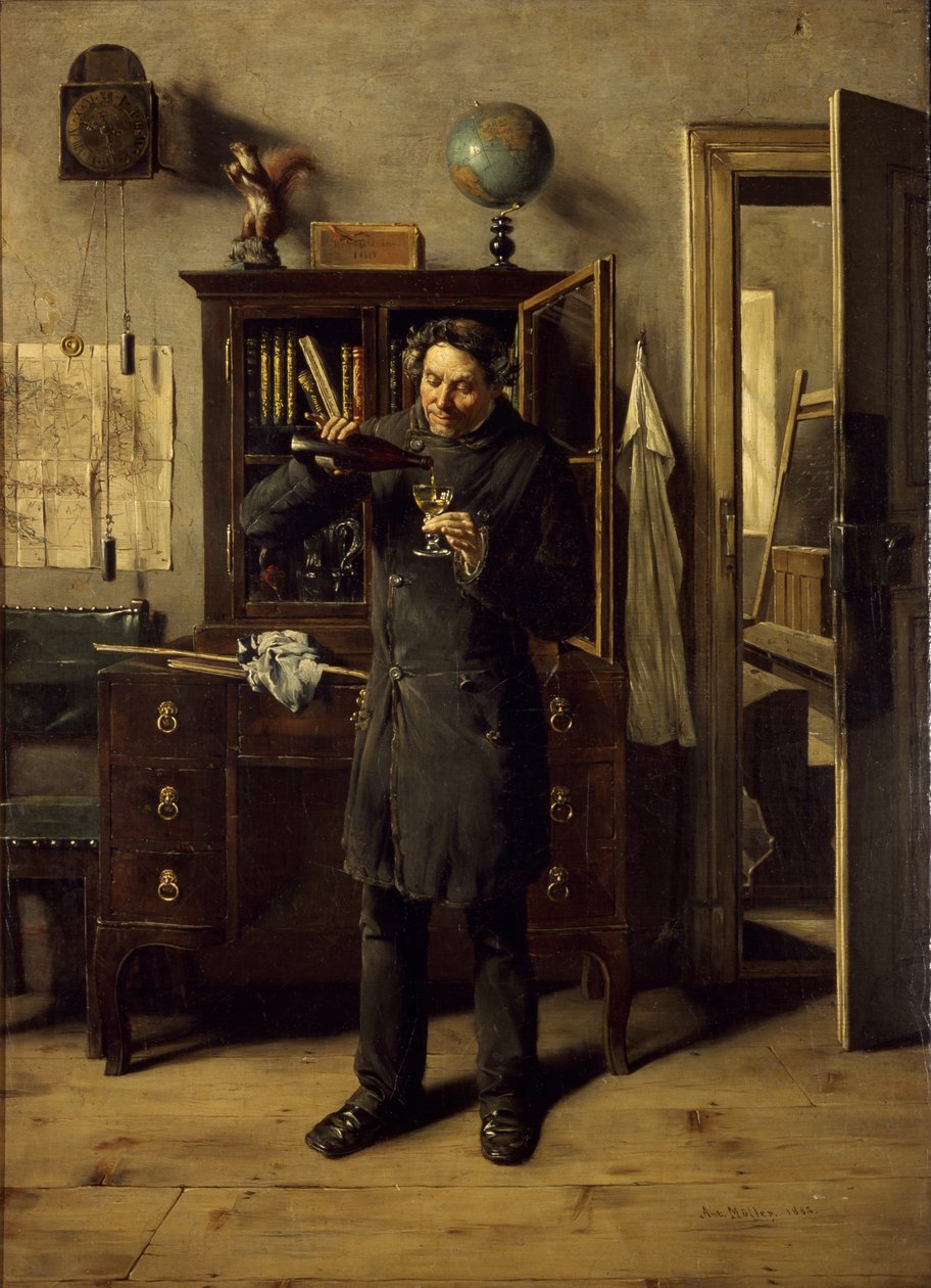 Professor Bêbado, 1882 de Anton Eduard Müller