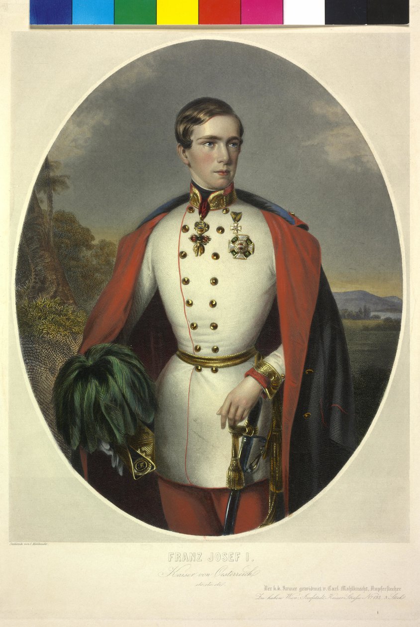 Imperador da Áustria Franz Joseph I de Anton Einsle