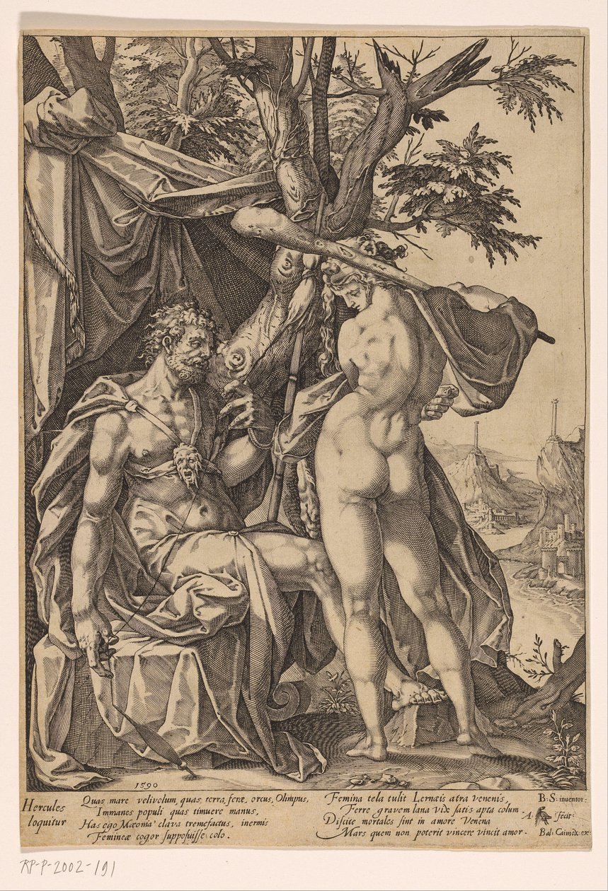 Hércules em Omphale de Anton Eisenhoit