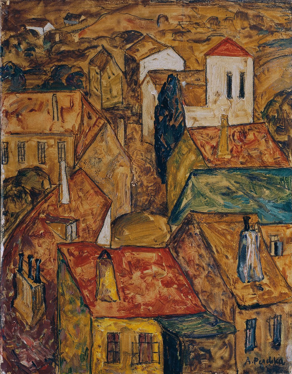 paisagem urbana de Anton Emanuel Peschka