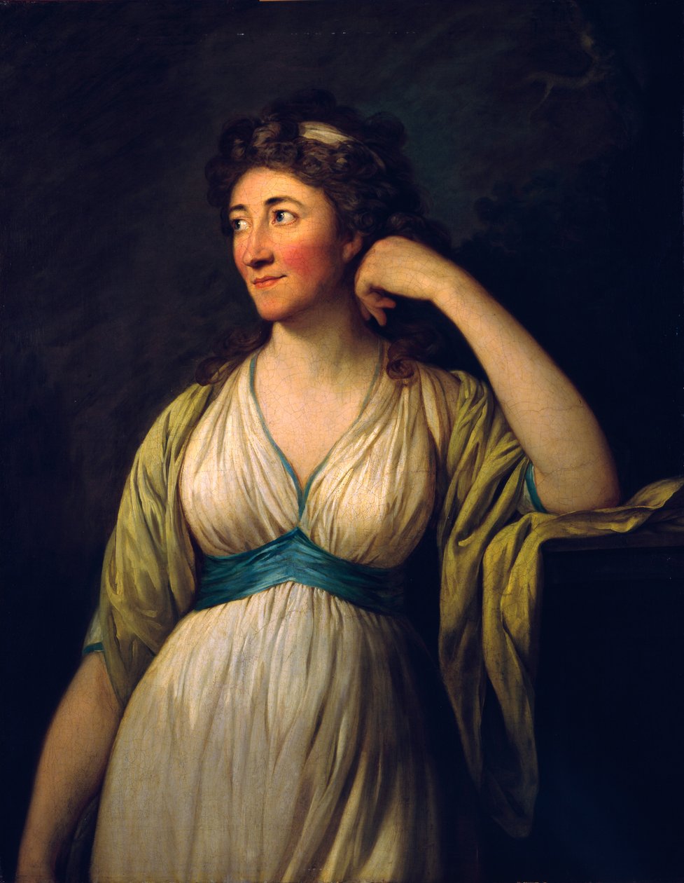 Retrato da baronesa Elise von der Recke, condessa imperial von Meden de Anton Graff