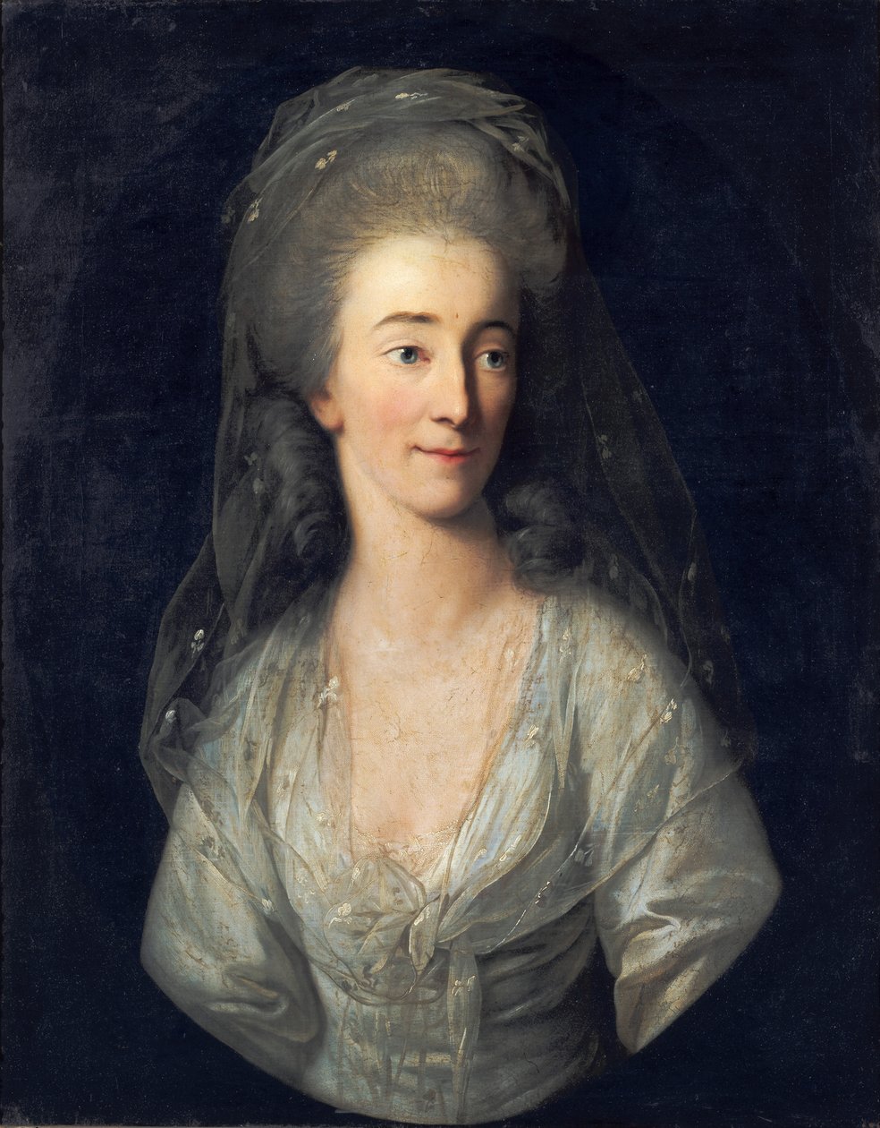 Retrato de Johanna Isabella von Broizem de Anton Graff