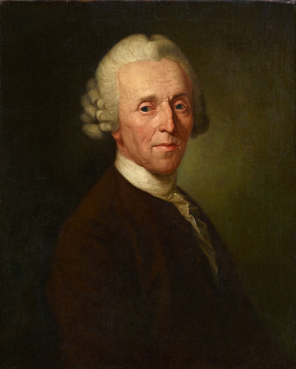 Retrato do poeta Christian Fürchtegott Gellert de Anton Graff