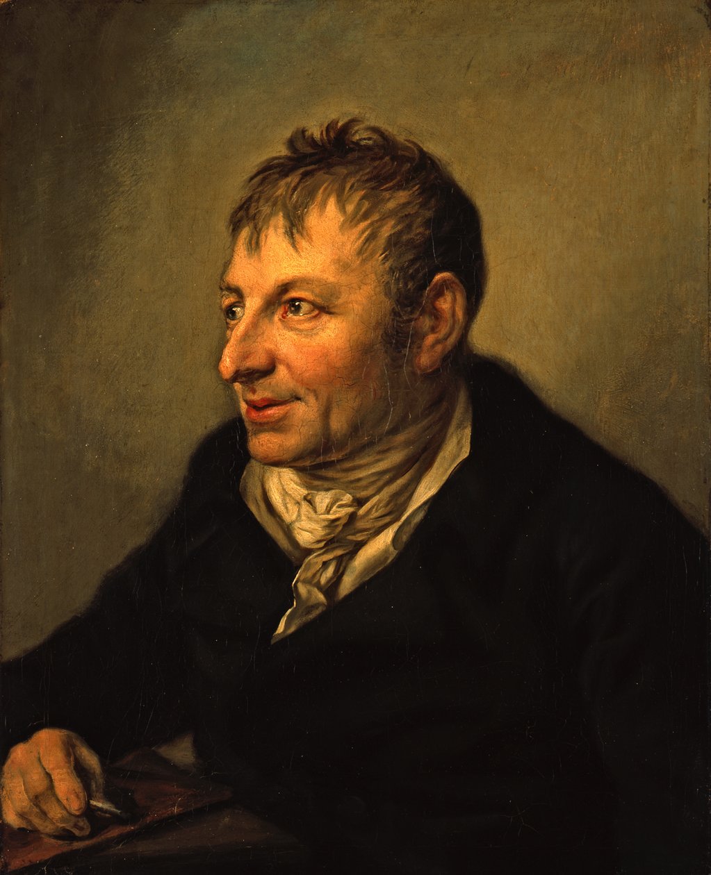 O pintor de retratos e de história Carl Friedrich Demiani de Anton Graff