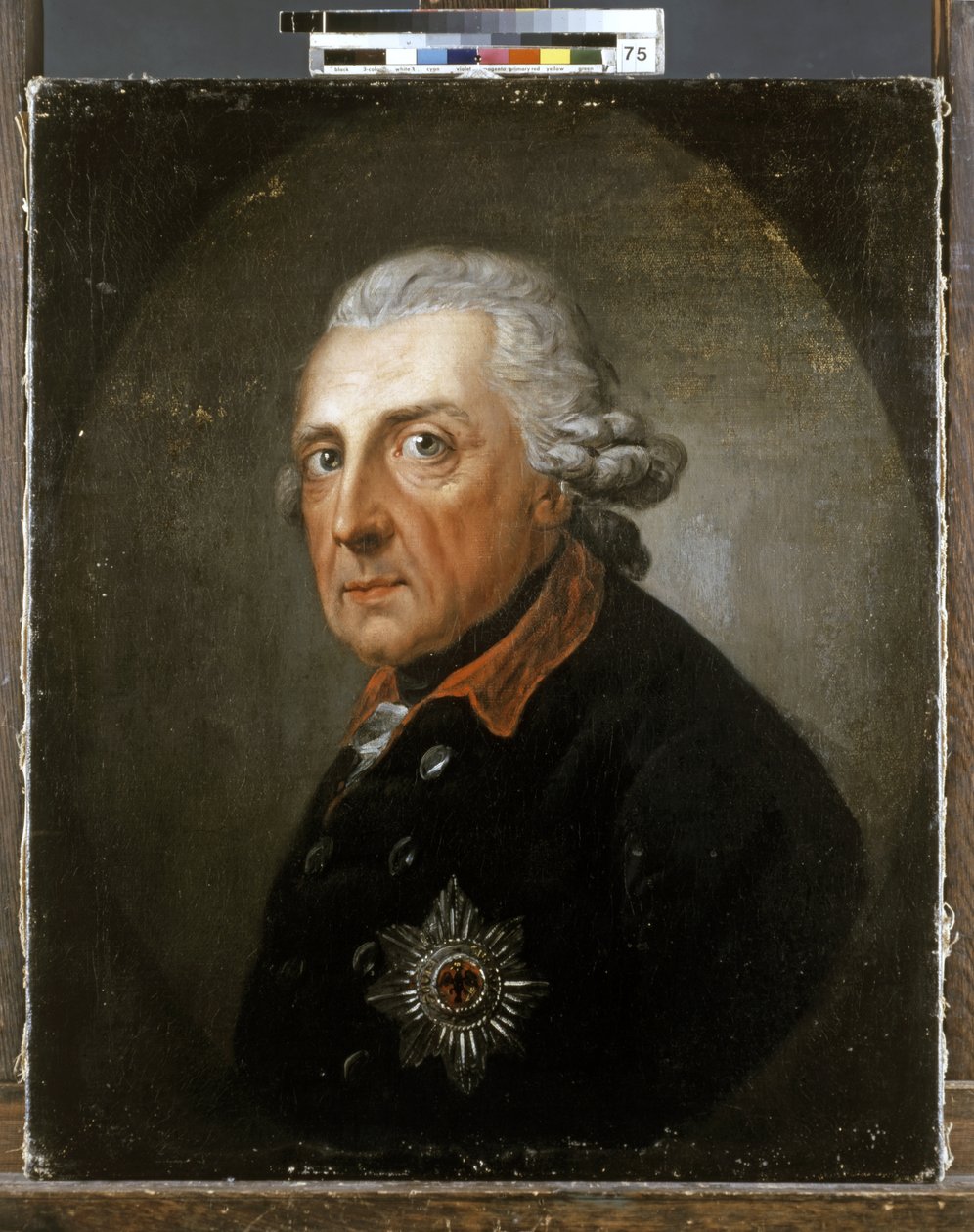 FRIEDRICH II da Prússia "O Grande", rei da Prússia (1712-1786). de Anton Graff