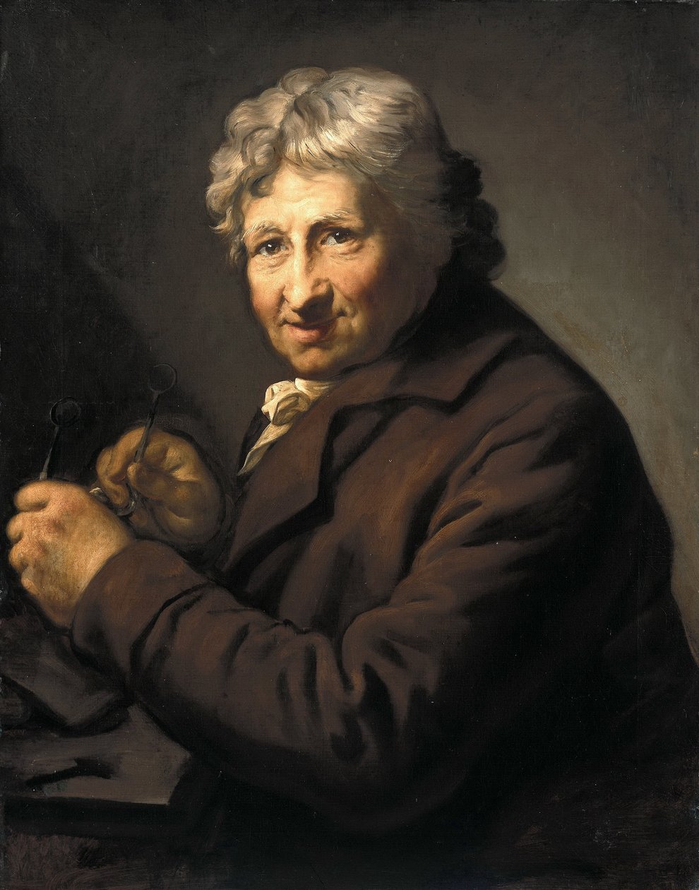 Alemão: Daniel Nikolaus Chodowiecki (1726-1801). Um 1800/ 1801 Retrato de Daniel Nikolaus Chodowiecki de Anton Graff