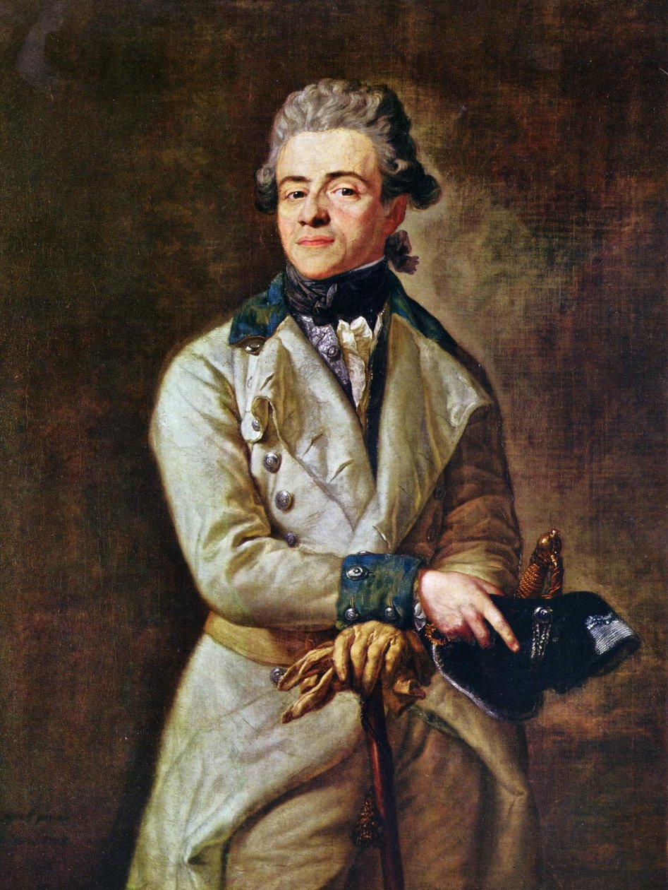 Alemão: Henrique XIII Conde Reuss Retrato do Príncipe Hereditário Henrique XIII de Anton Graff