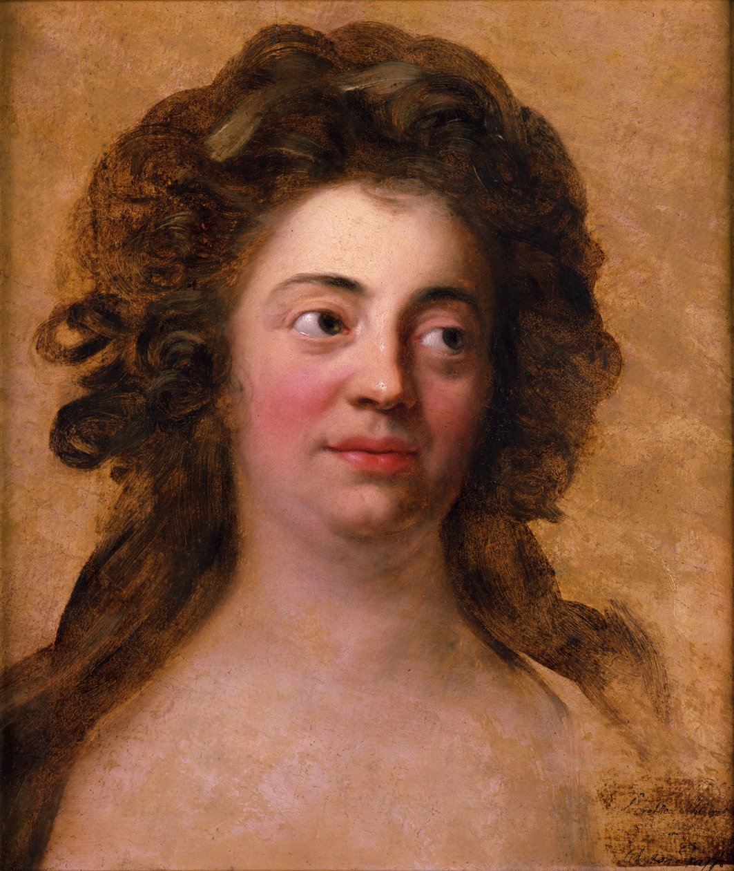 Retrato de Dorothea Schlegel de Anton Graff