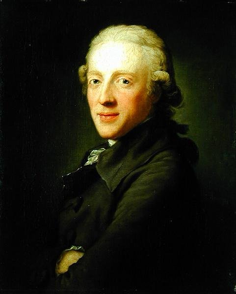 Retrato de FJL Meyer (1760-1844) de Anton Graff