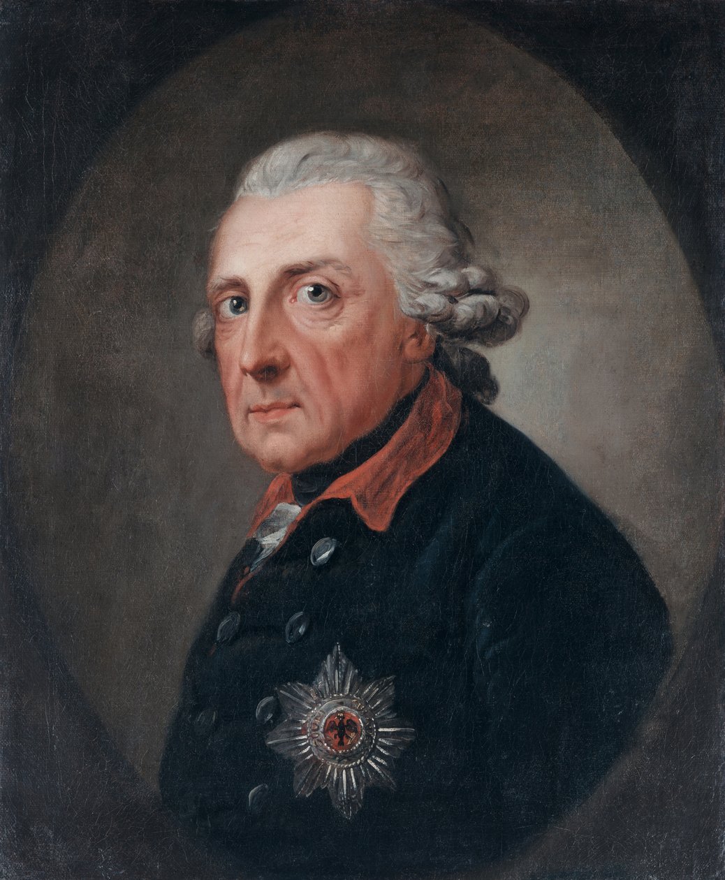 Retrato de Frederico II da Prússia 1712-1786, 1781-1783. de Anton Graff