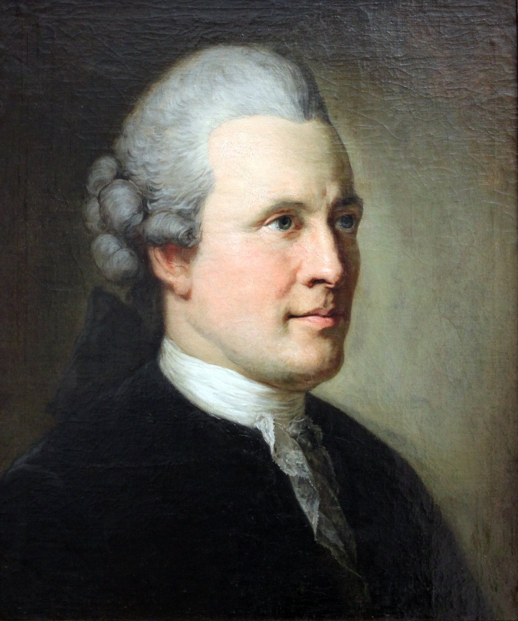 Retrato de Georg Ritter von Zimmermann de Anton Graff