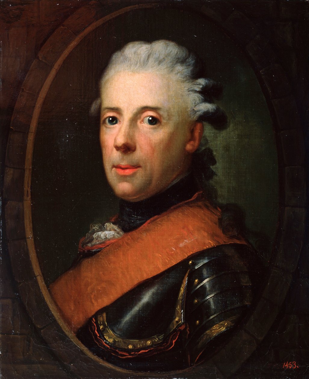 Retrato do príncipe Henrique da Prússia, século XVIII. de Anton Graff