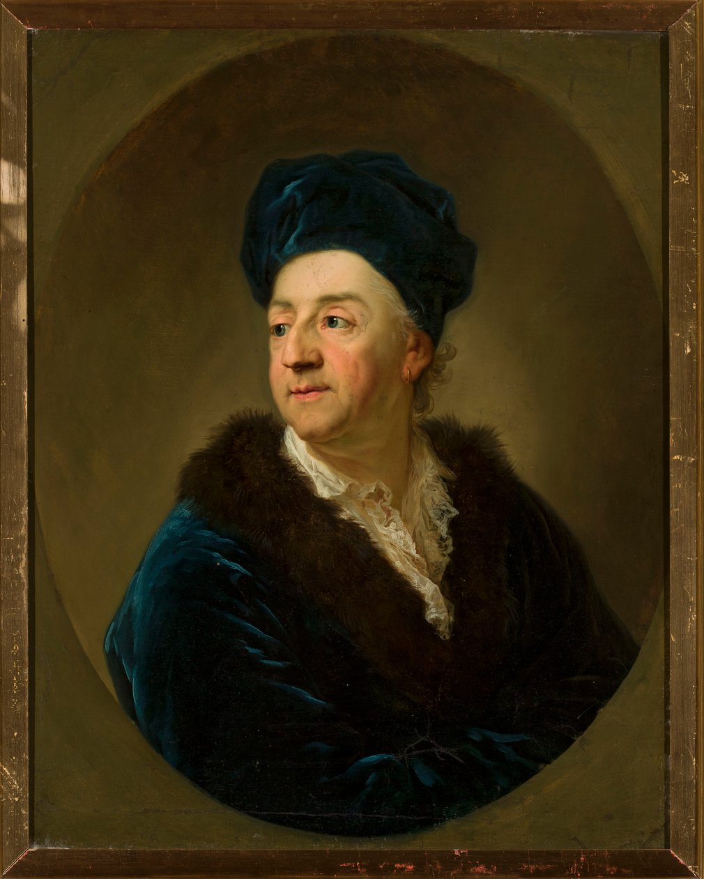 Retrato de Johann Nepomuk Schaffgotsch (1713-1775) de roupão de Anton Graff