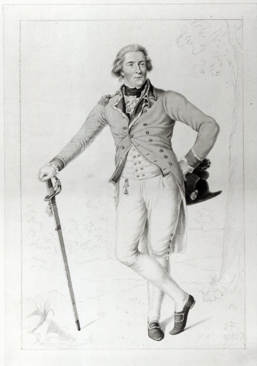 Thomas Bruce, 7º Conde de Elgin, gravado por George Perfect Harding, 1787 de Anton Graff