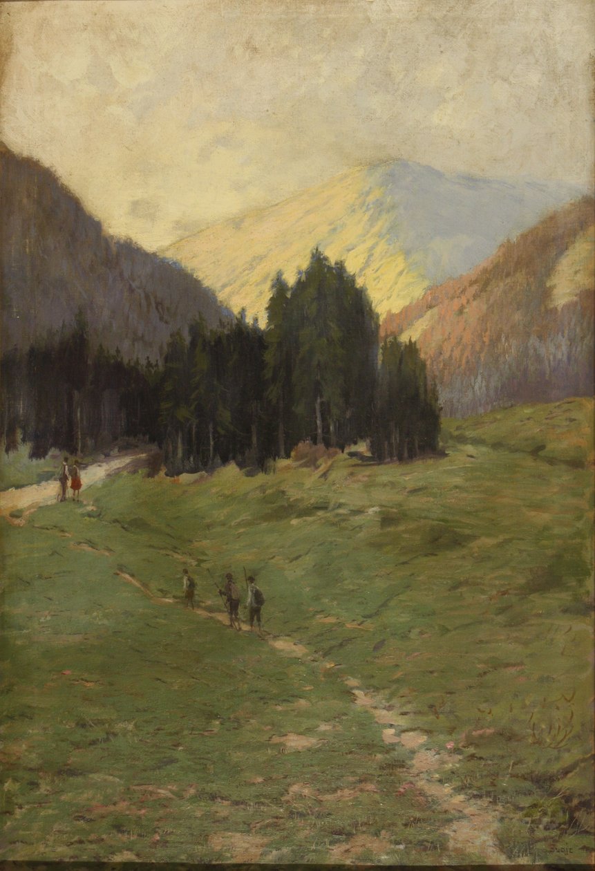 Esloveno: Paisagem de montanha de Anton Gvajc