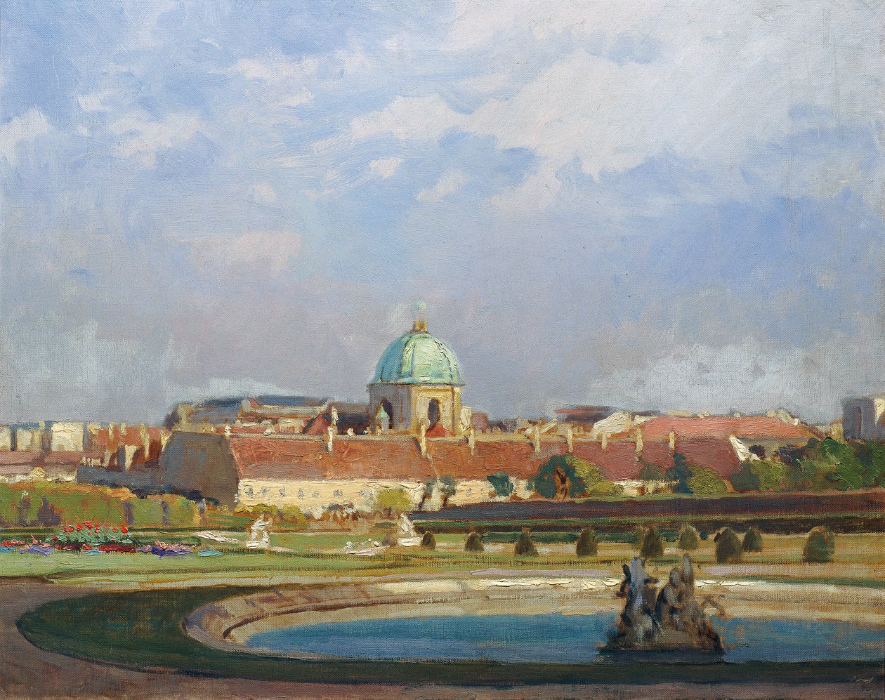 Vista da Igreja Salesiana de Anton Hans Karlinsky
