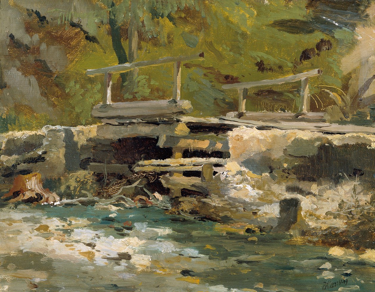 Bachbrücke de Anton Hansch