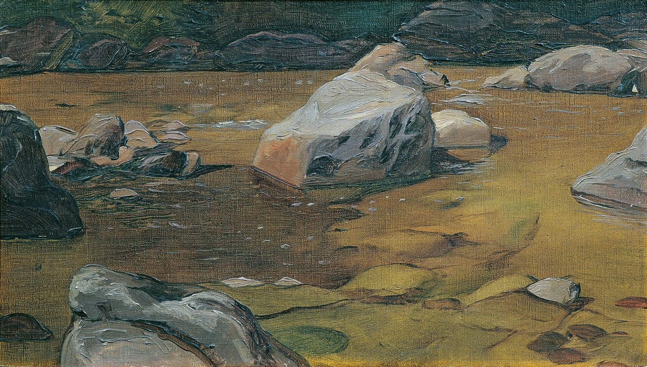 pedras no riacho de Anton Josef von Kenner