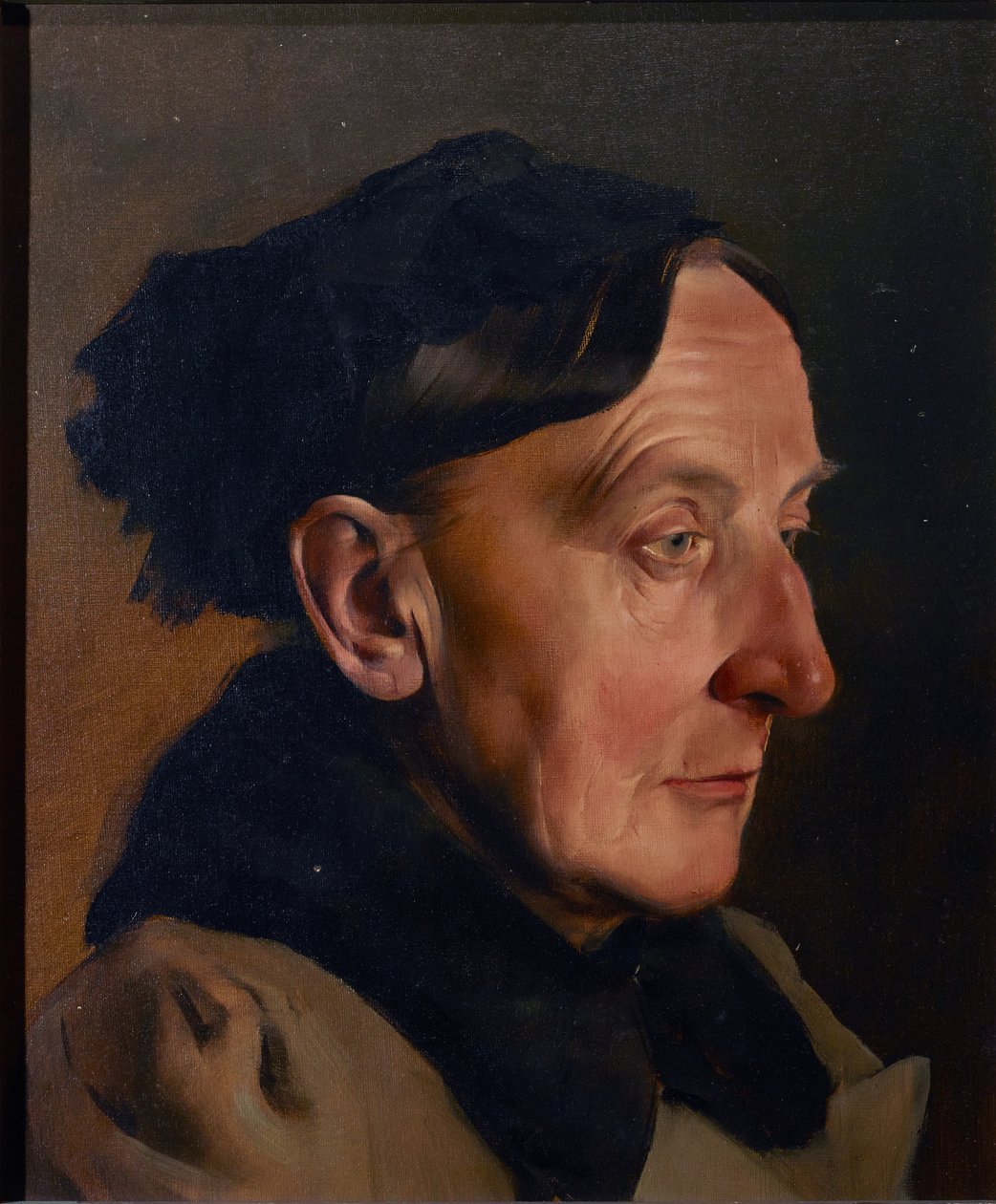 Cabeça de uma velha de Anton Josef von Kenner