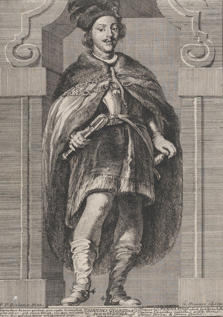 Retrato do Cardeal Infante Ferdinand da Áustria, 1728. de Anton Joseph von Prenner