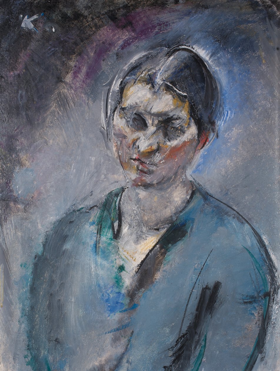 A esposa do artista de Anton Kolig