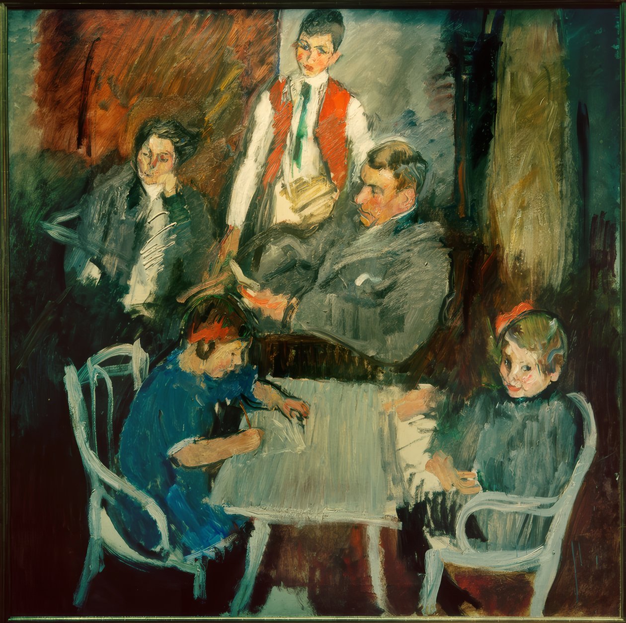 Foto de família Schaukal (I) de Anton Kolig