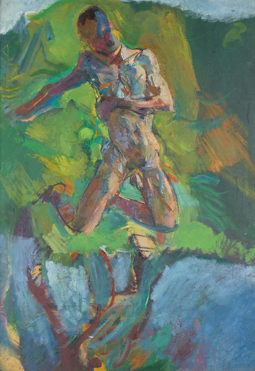 Narciso ajoelhado de Anton Kolig