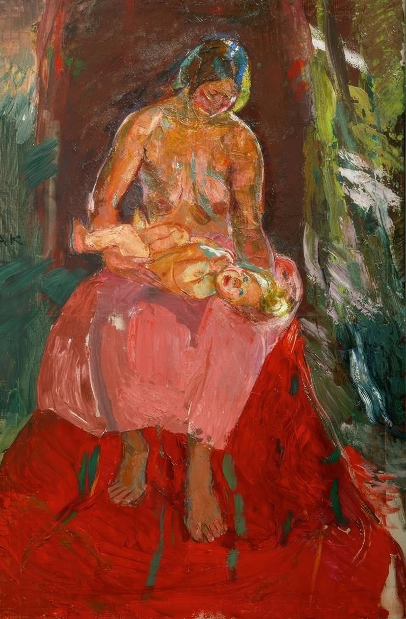 Mãe e filho de Anton Kolig