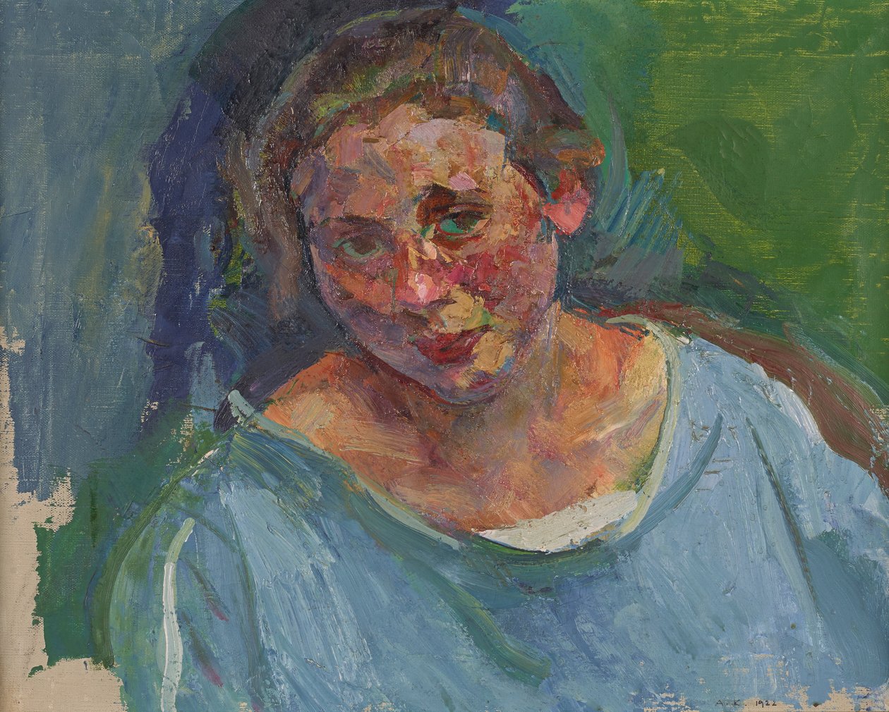 Retrato de Hilde Stuhler-Herzmansky de Anton Kolig