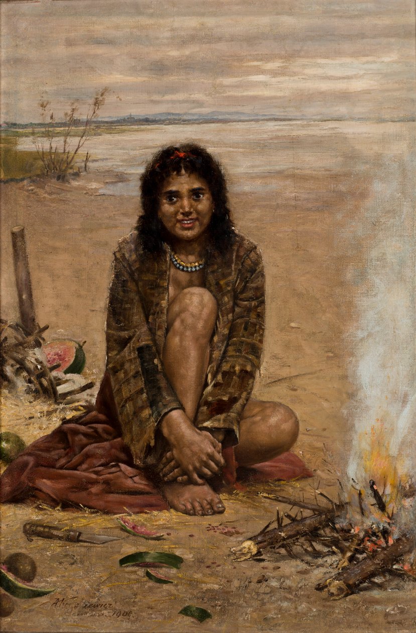 Uma Mulher Cigana de Anton Kozakiewicz