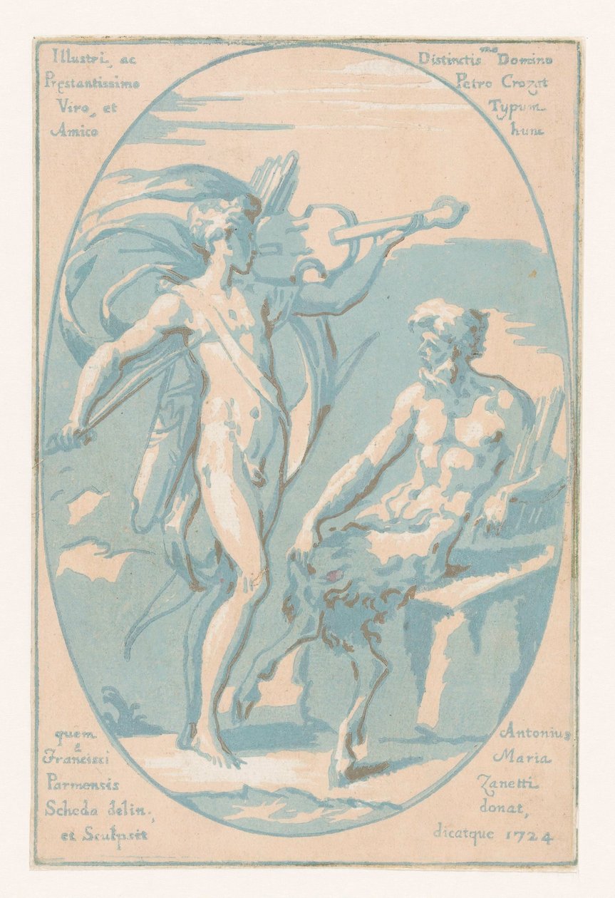 Partida entre Apollo e Marsyas de Anton Maria I Zanetti