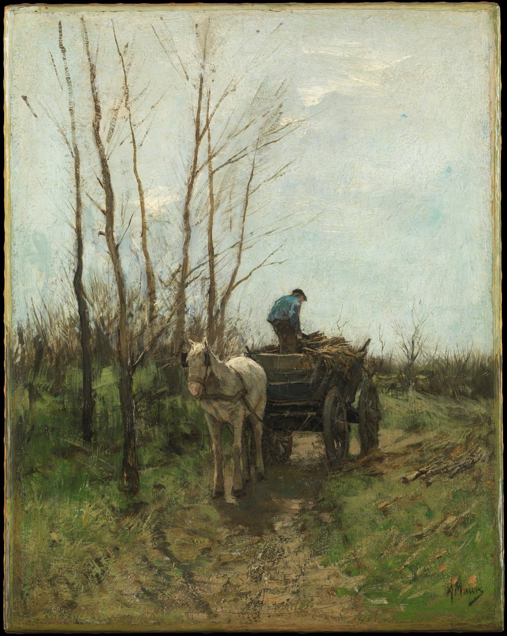 Recolha de lenha de Anton Mauve