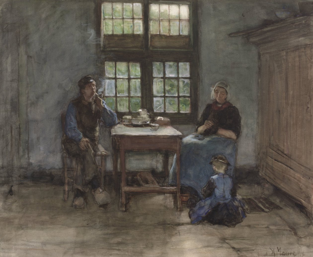 Larens internos de Anton Mauve