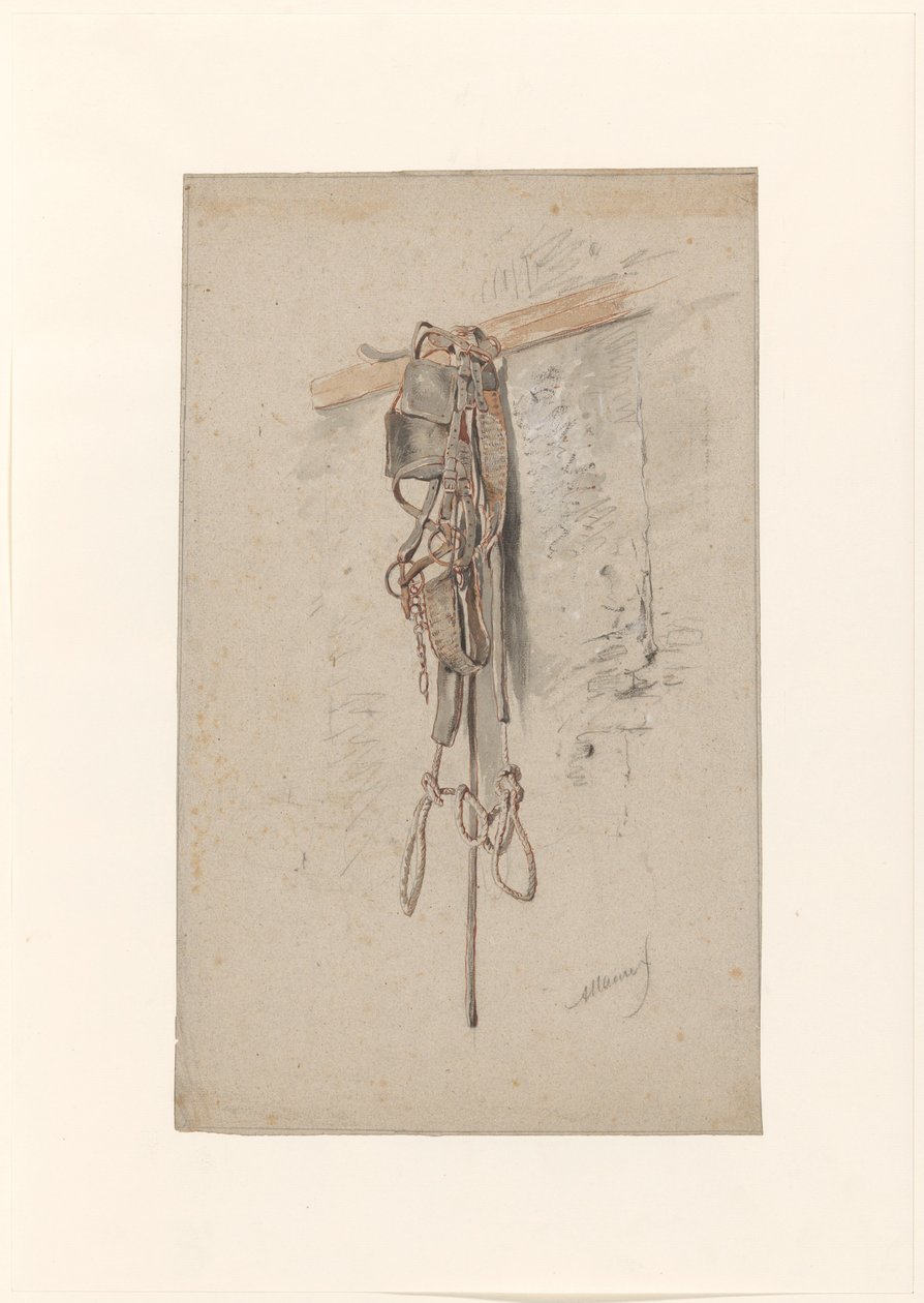 Arnês de cavalo de Anton Mauve