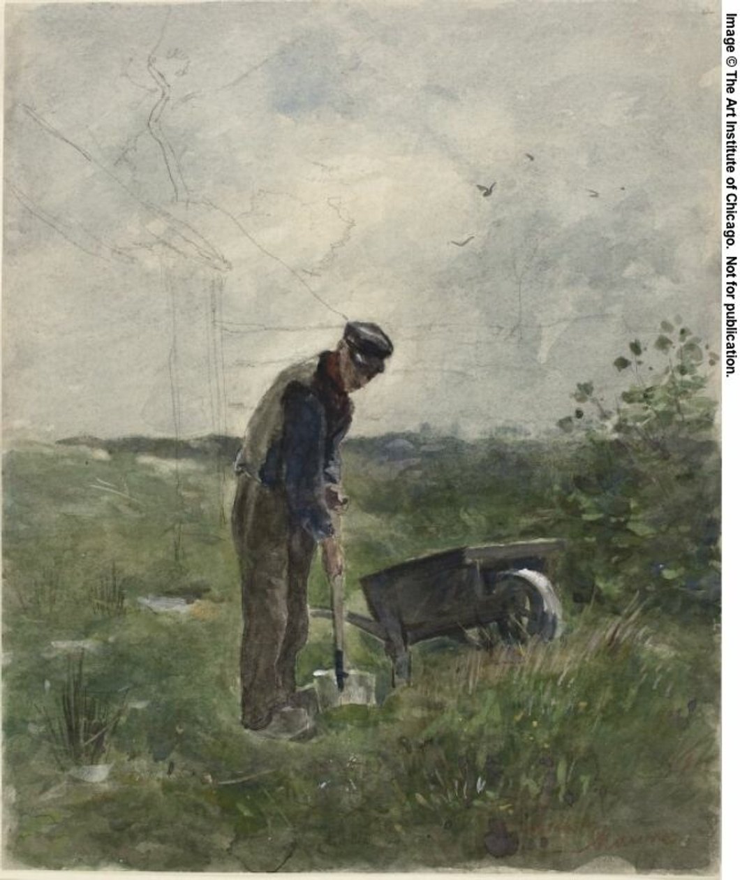 Lavoura camponesa de Anton Mauve