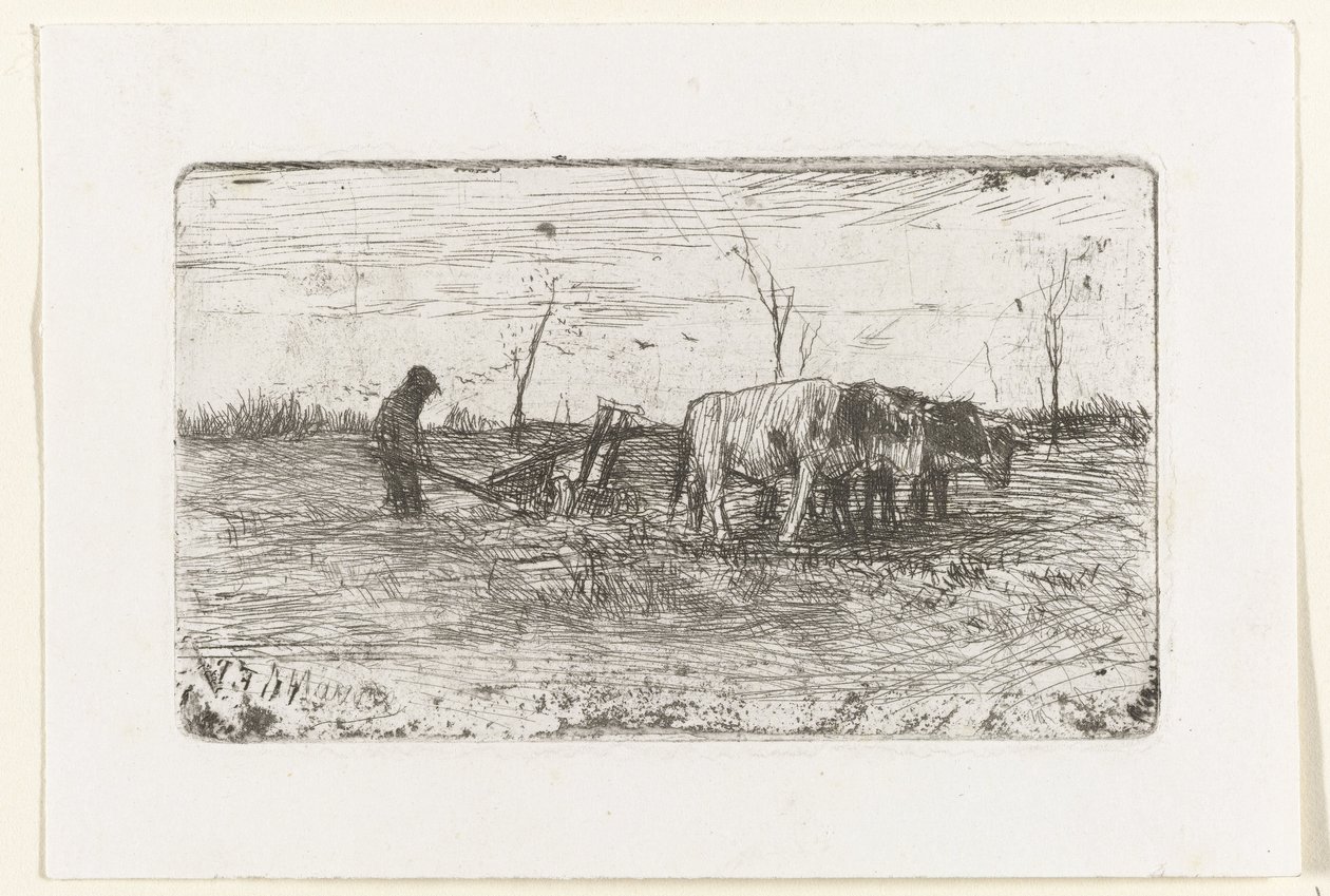 Lavoura de bois de Anton Mauve