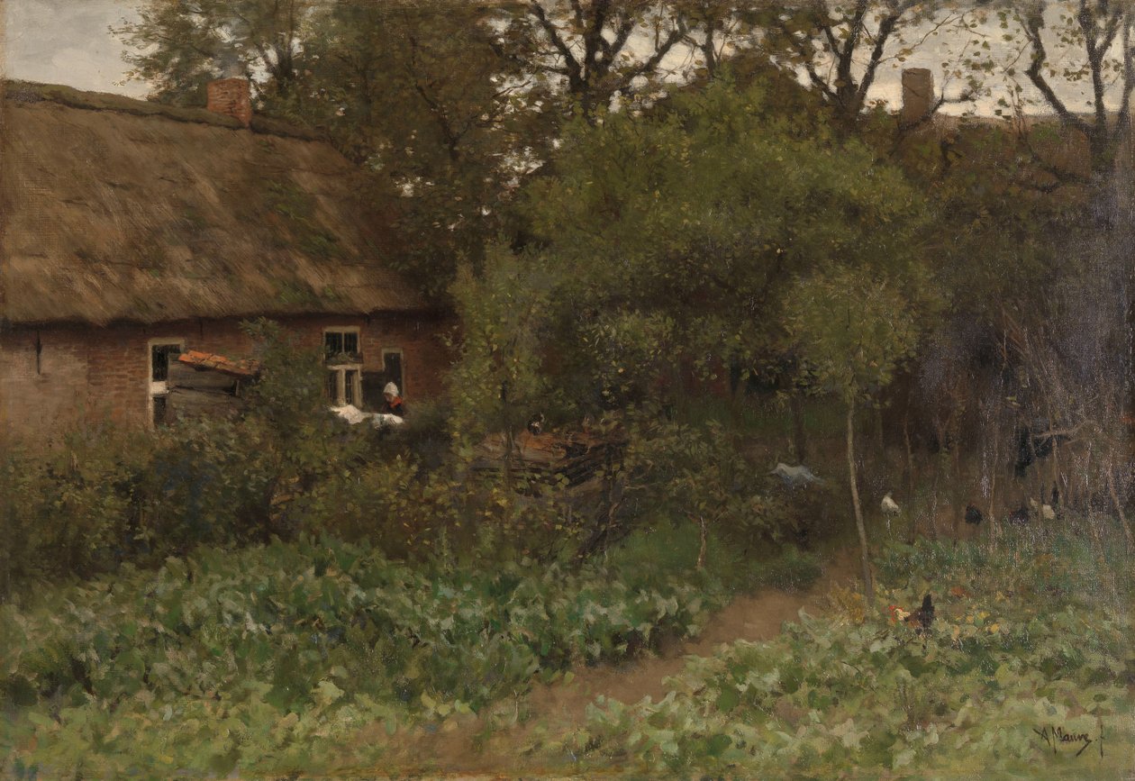 A Horta A horta de Anton Mauve
