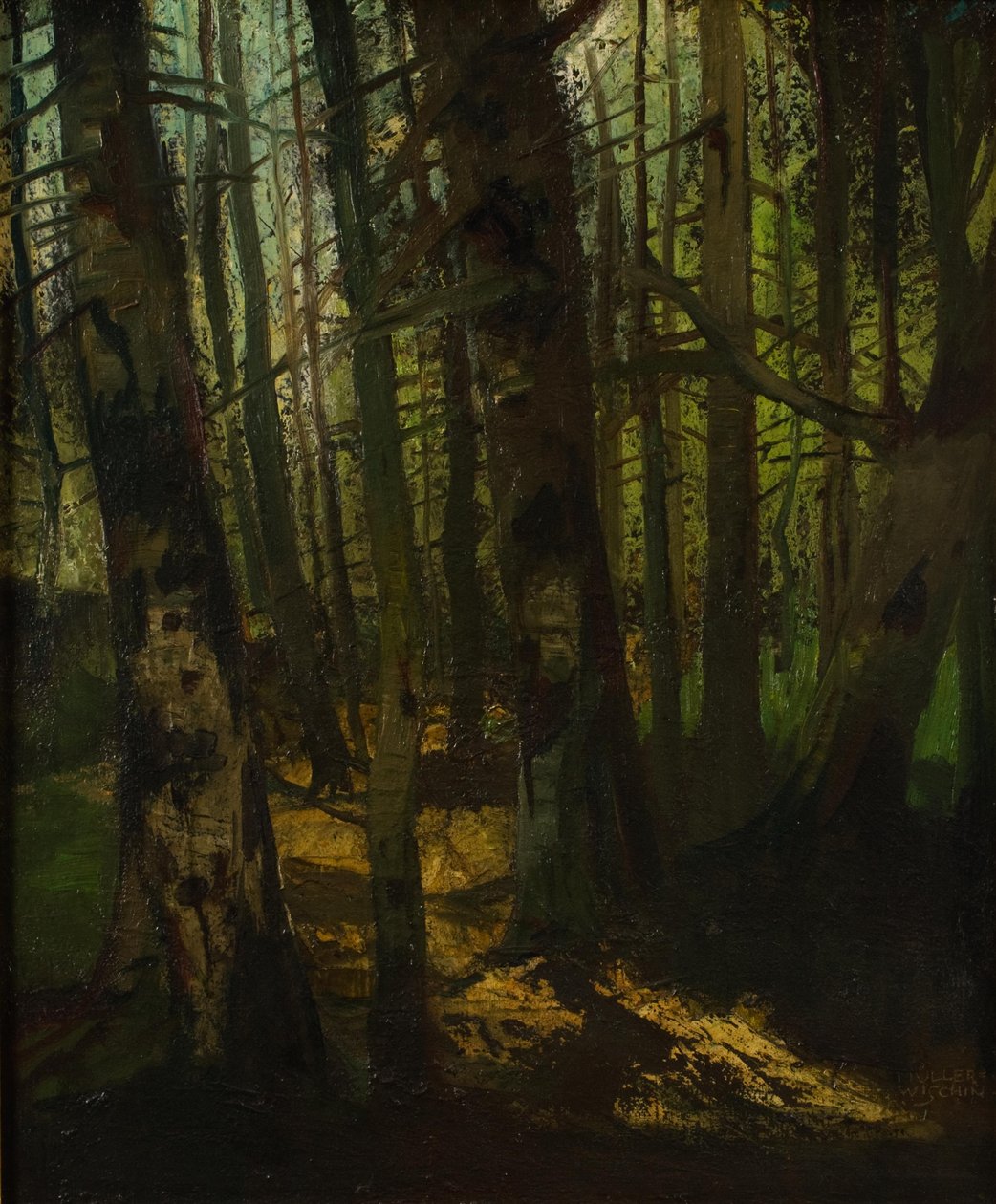 Limpeza da floresta de Anton Müller Wischin