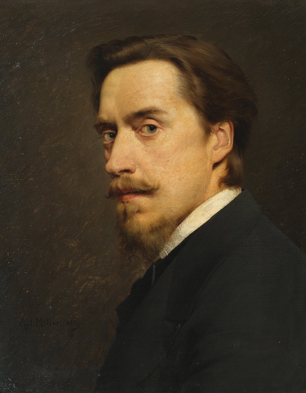 auto-retrato de Anton Muller
