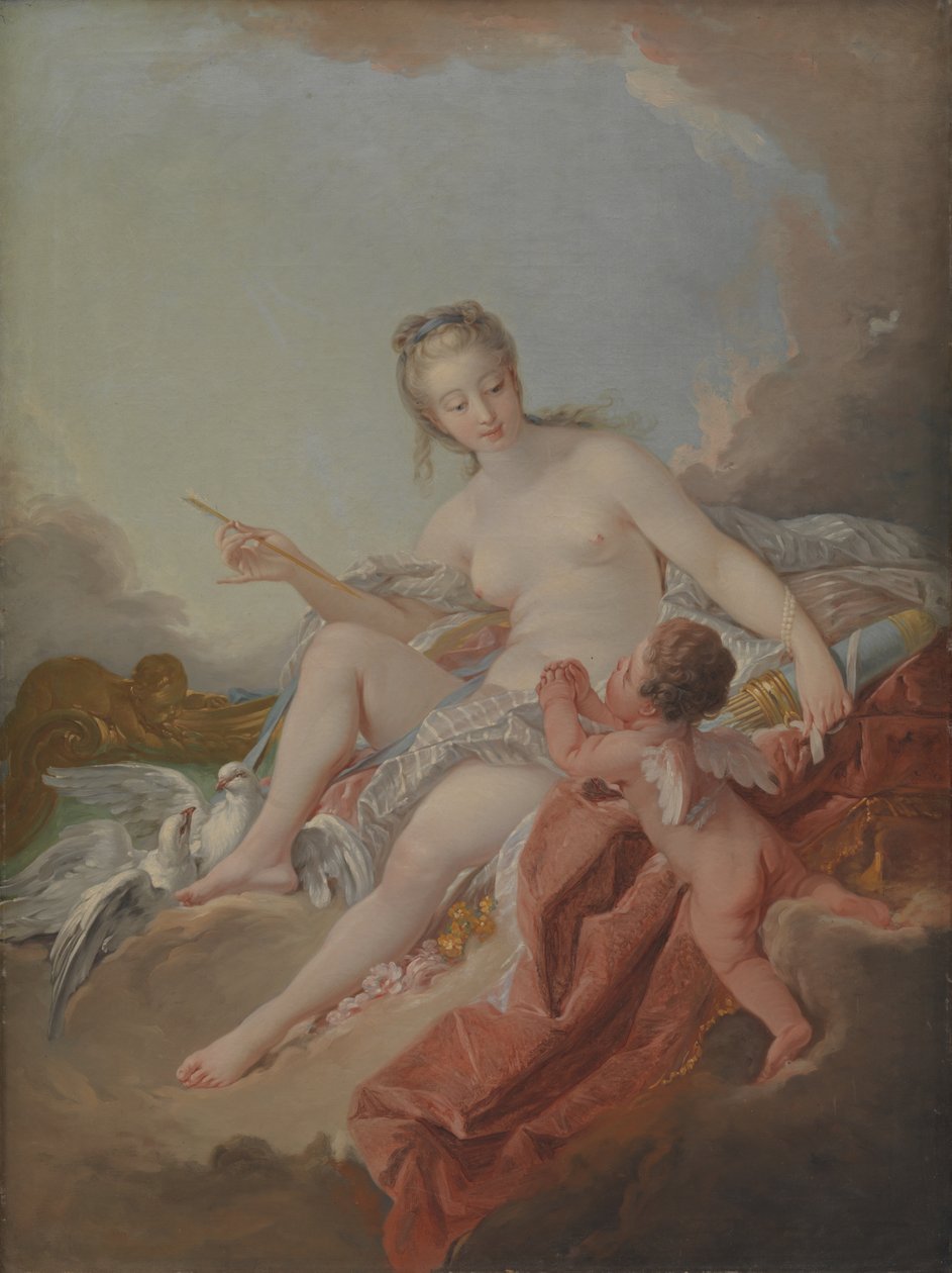 Vênus e Cupido de Anton Muller