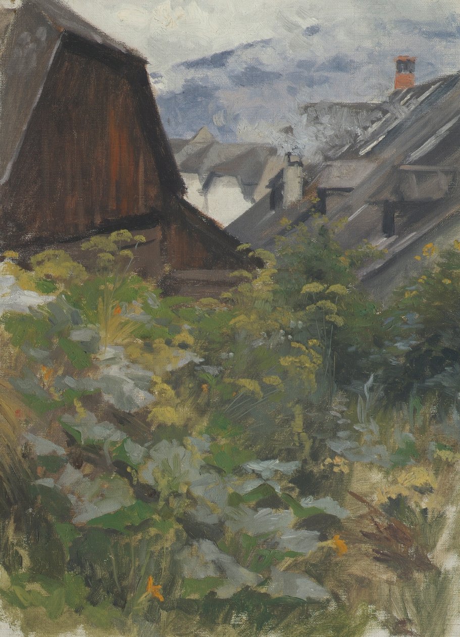Dorfstudie de Anton Nowak