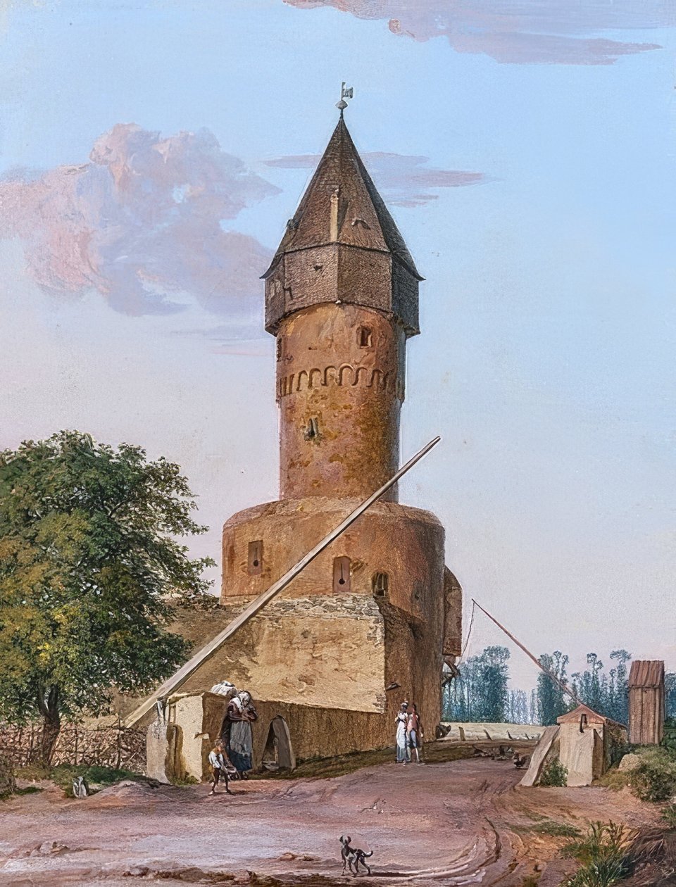 O Bockenheimer Warte em Frankfurt am Main de Anton Radl