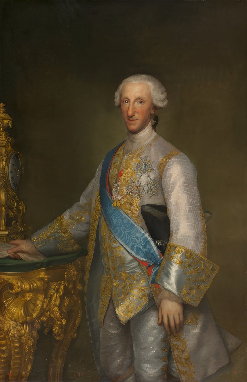 Retrato do Infante Don Luis de Borbon de Anton Raphael Mengs