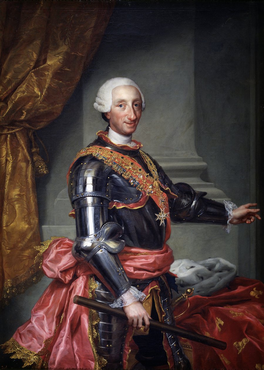 Carlos III de Espanha, ca 1761 de Anton Raphael Mengs