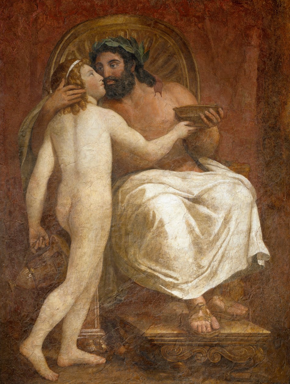 Júpiter Kissing Ganymede, de Anton Raphael Mengs de Anton Raphael Mengs