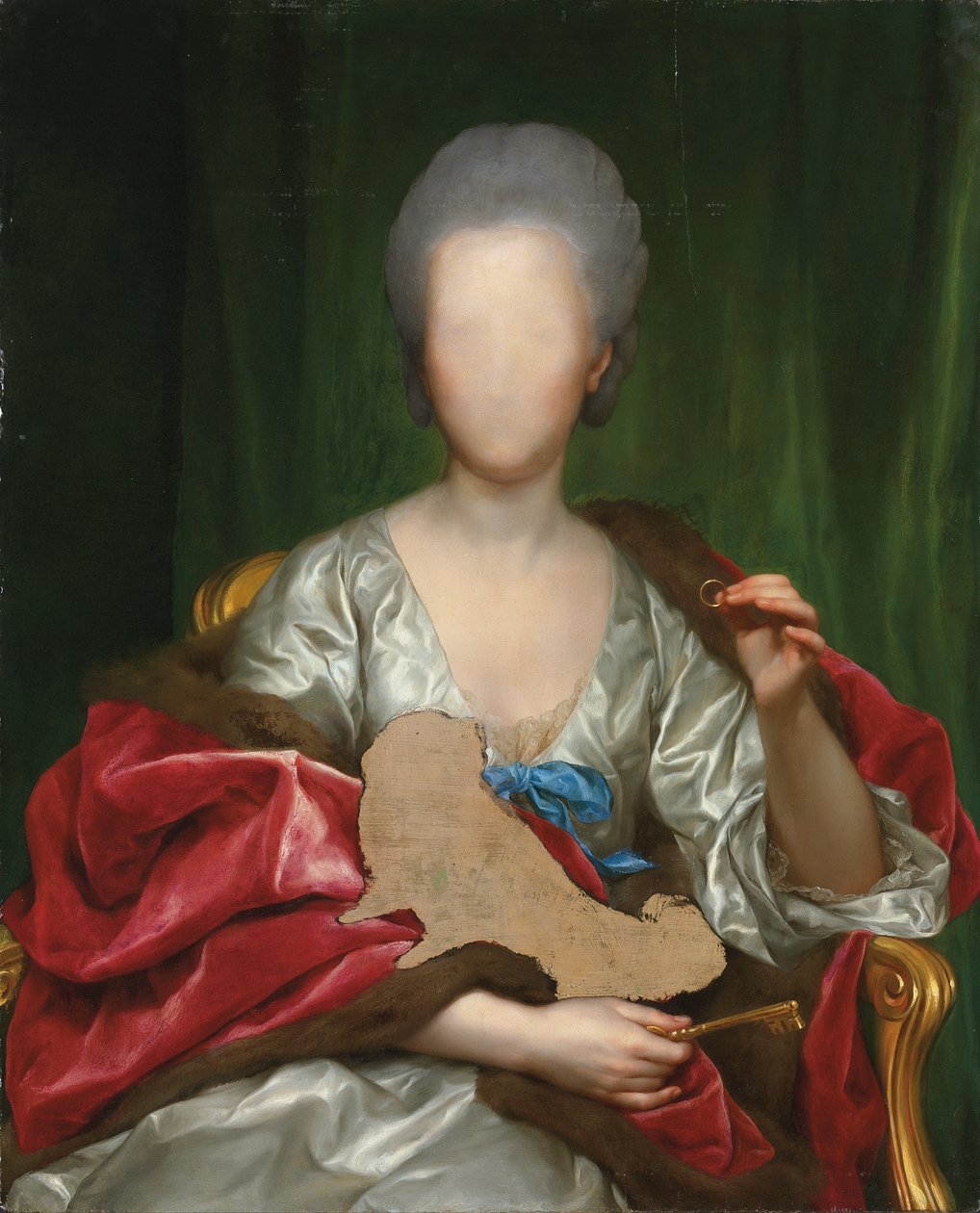 Mariana de Silva y Sarmiento (óleo sobre painel) de Anton Raphael Mengs