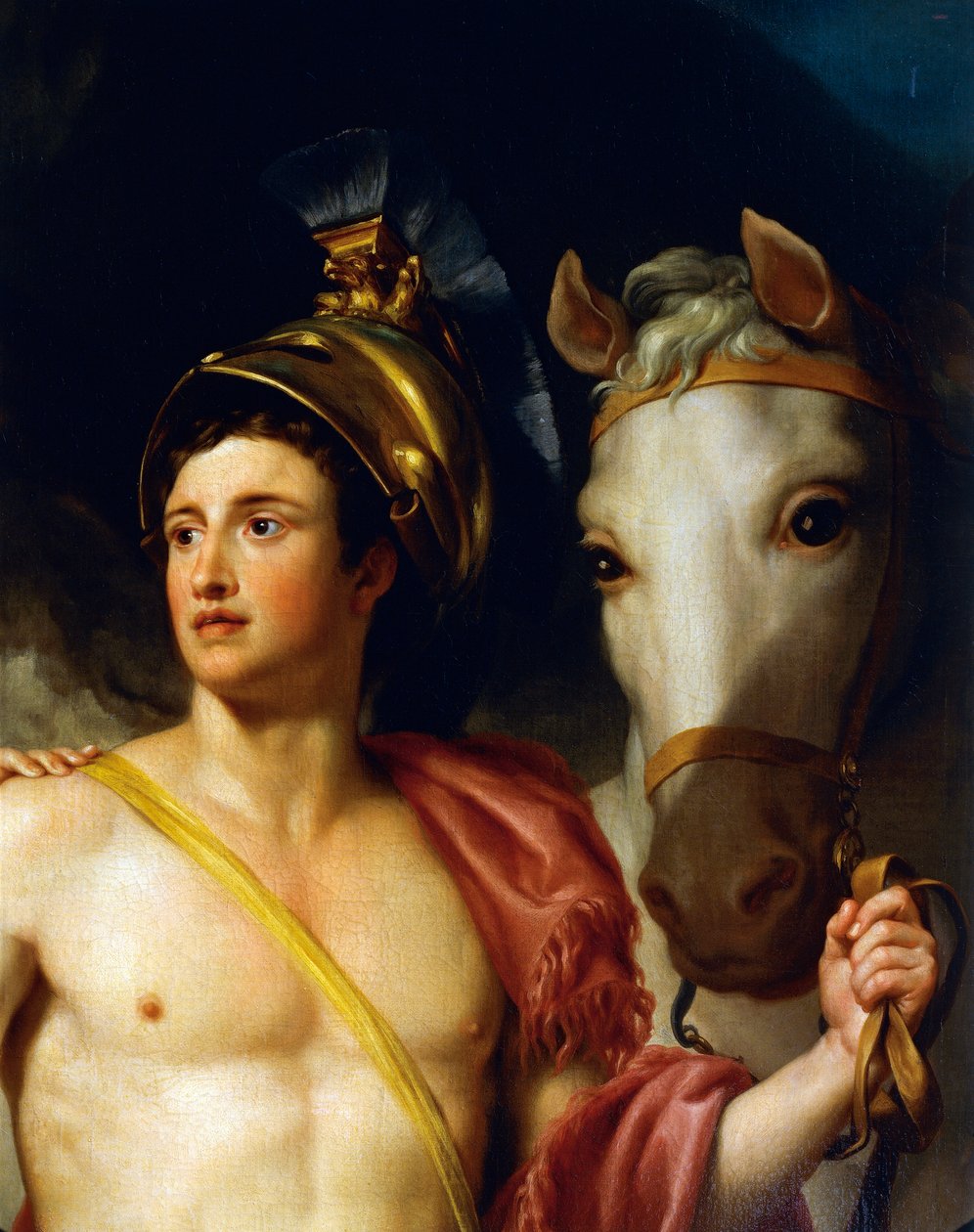 Perseus e Andrómeda, de Anton Raphael Mengs, detalham de Anton Raphael Mengs