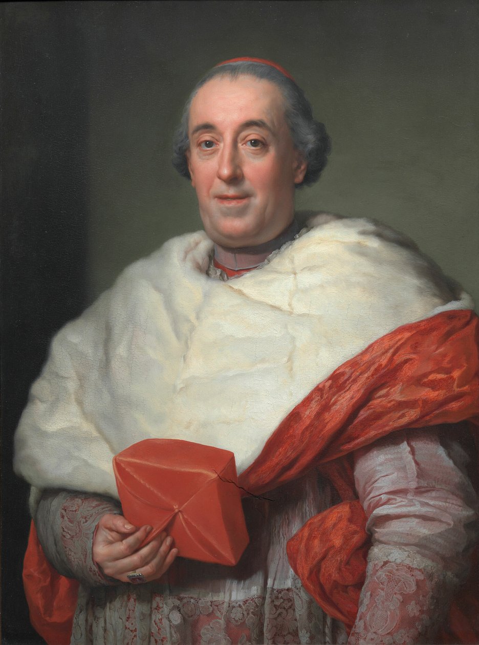 Retrato do Cardeal Zelada de Anton Raphael Mengs