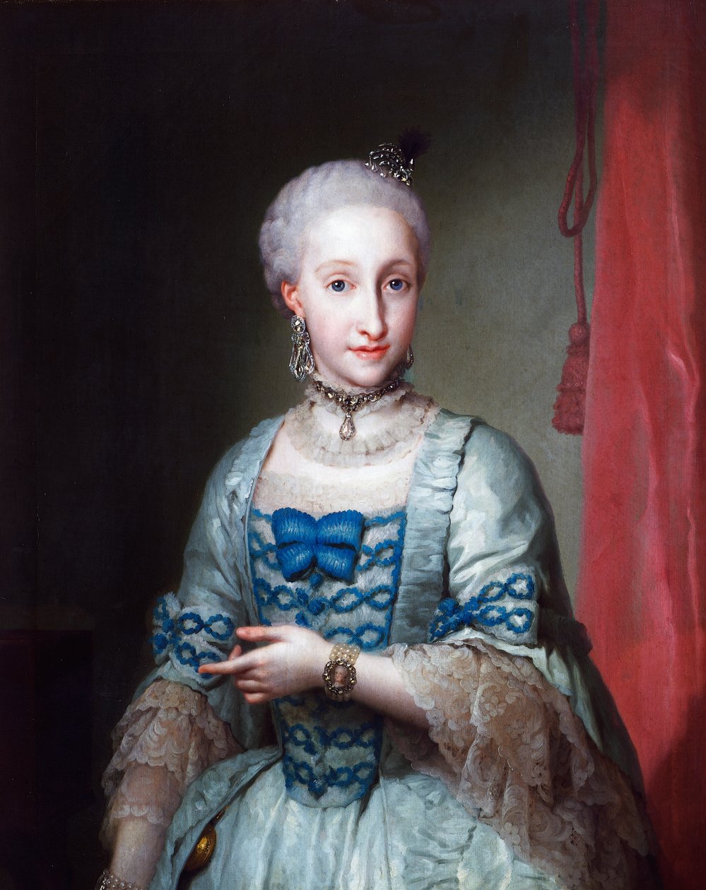 Retrato da Infanta Maria Josefa de Espanha, de Anton Raphael Mengs, pintura de Anton Raphael Mengs